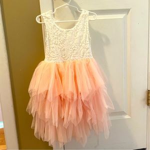Flower girl - birthday girl tutu dress size 8 (140)